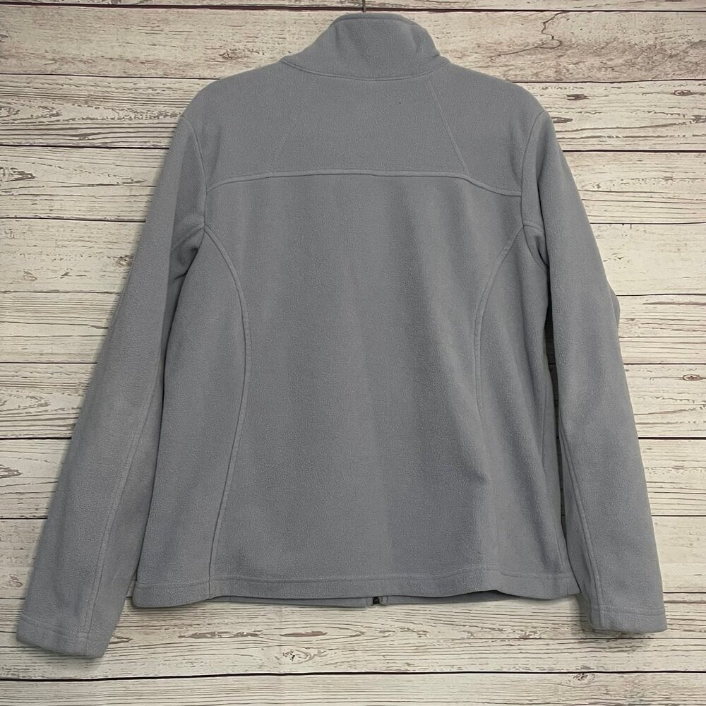 Columbia Light Blue Fleece Zip Up Jacket Size XL - Picture 7 of 7